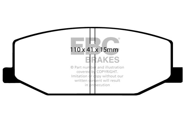 Pastiglie Freno EBC Ultimax DP534 per Suzuki Jeep, Suzuki Jimny e altre