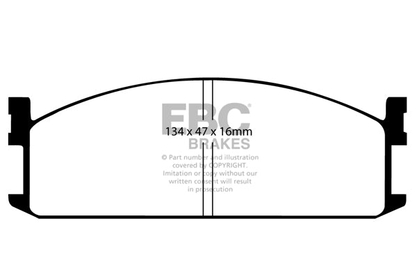 Pastiglie Freno EBC Ultimax DP535 per Opel Midi, Vauxhall Midi Van e altre