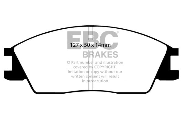 Pastiglie Freno EBC Ultimax DP556 per Honda Accord, Hyundai Pony X2 e altre