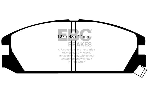 Pastiglie Freno EBC Greenstuff DP2623 per Honda Accord Aerodeck, Honda Integra (UK) e altre