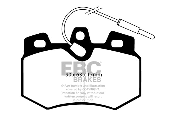Pastiglie Freno EBC Greenstuff DP2626 per Peugeot 309, Peugeot 205 e altre