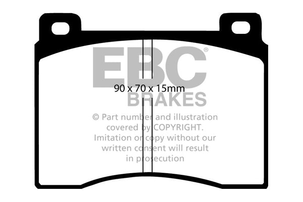 Pastiglie Freno EBC Ultimax DP634 per Skoda Microbus e Tatra 613