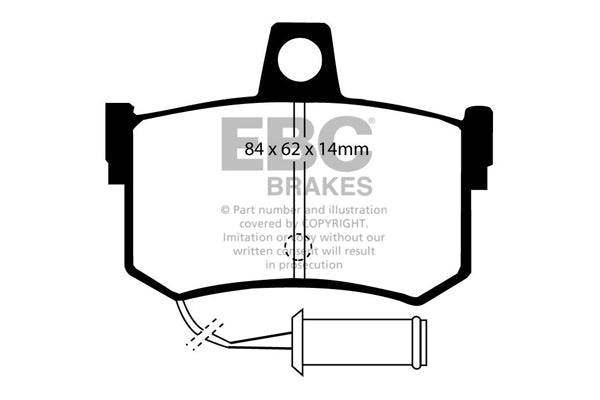 Pastiglie Freno EBC Ultimax DP662 per Rover 800 e Honda Legend