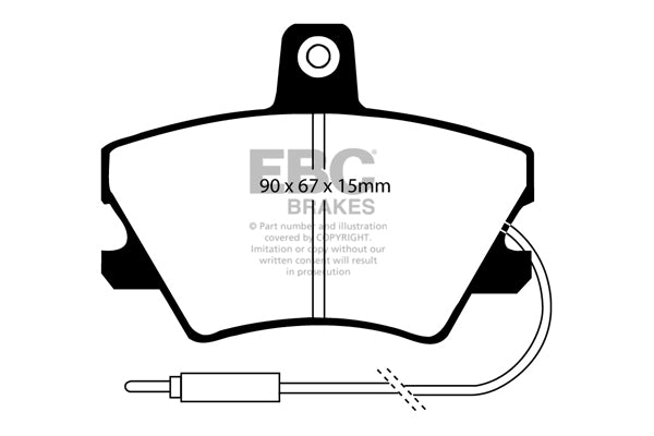 Pastiglie Freno EBC Ultimax DP668 per Renault 5, Renault Express e altre
