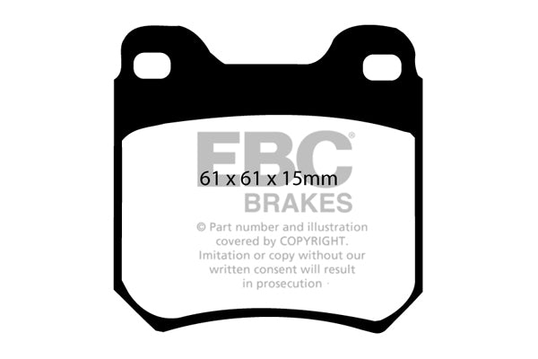Pastiglie Freno EBC Redstuff DP3675C per Saab 9-3, Opel Omega e altre