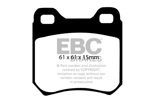 Pastiglie Freno EBC Ultimax DP676 per Opel Omega, Vauxhall Carlton e altre