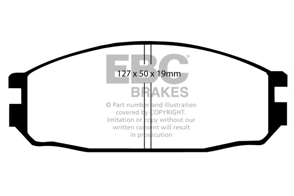 Pastiglie Freno EBC Ultimax DP688 per Nissan Patrol