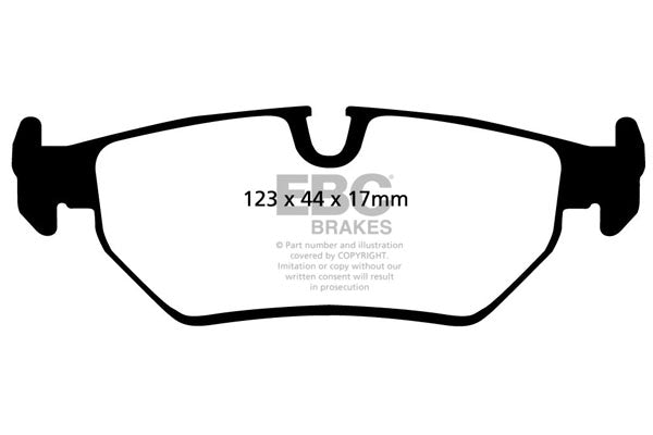 Pastiglie Freno EBC Redstuff DP3690/2C per Jaguar XJS, Aston Martin DB7 e altre