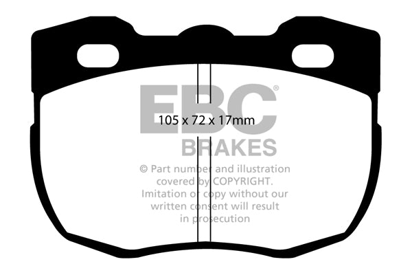 Pastiglie Freno EBC Ultimax DP713 per Land Rover 90 e Land Rover Range Rover