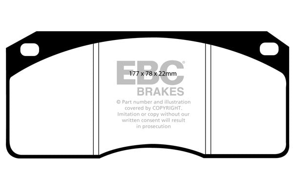 Pastiglie Freno EBC Ultimax DP714 per Ford Cargo