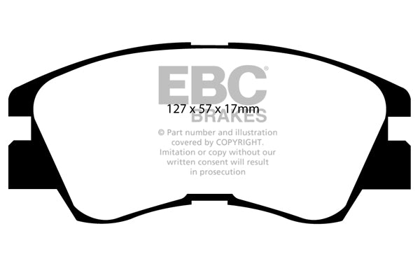 Pastiglie Freno EBC Greenstuff DP6716 per Mitsubishi Pajero, Mitsubishi Shogun e altre
