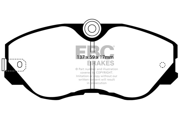Pastiglie Freno EBC Greenstuff DP2736 per Nissan 300ZX