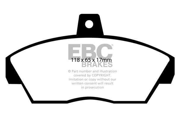 Pastiglie Freno EBC Ultimax DP810 per Rover 200 e Rover 400