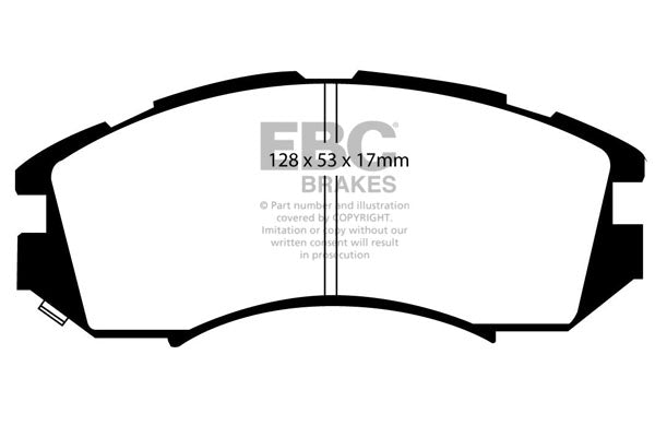 Pastiglie Freno EBC Ultimax DP819 per Subaru Legacy e Subaru Impreza