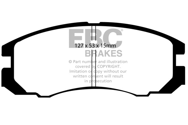 Pastiglie Freno EBC Ultimax DP847 per Toyota Camry e Toyota Celica