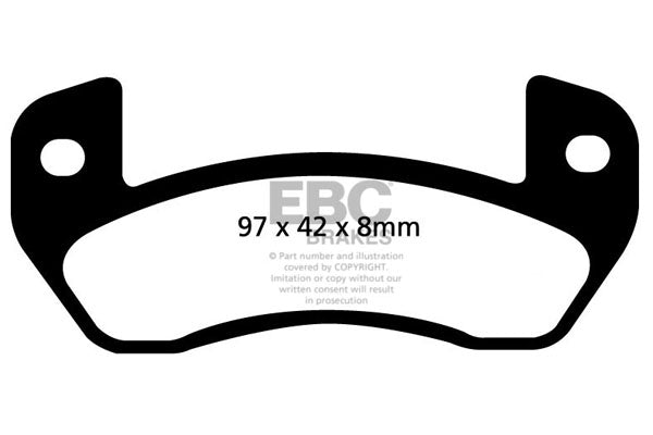 Pastiglie Freno EBC Ultimax DP849 per Aixam-mega Crossline, Aixam 500 e altre