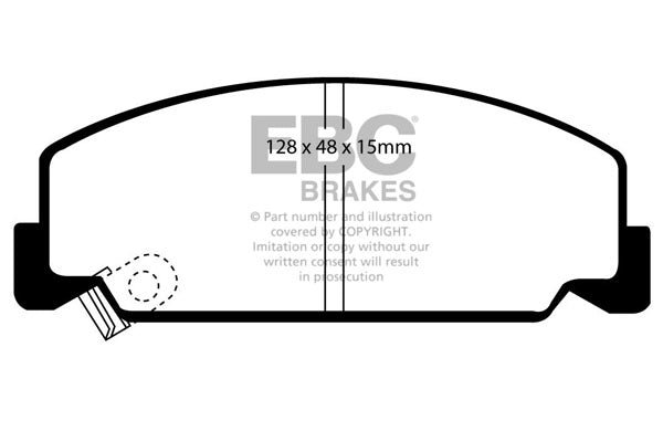 Pastiglie Freno EBC Greenstuff DP2911 per Honda Civic Shuttle