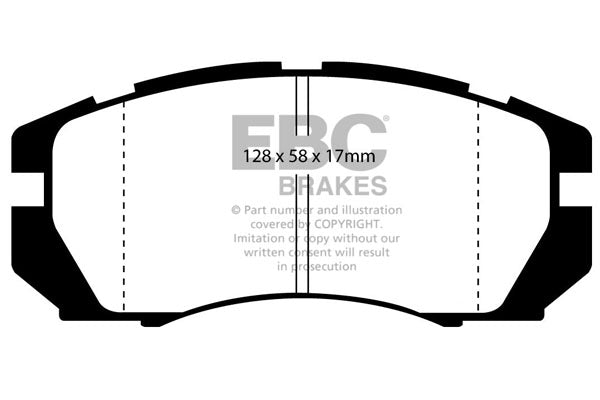 Pastiglie Freno EBC Greenstuff DP2966 per Subaru Legacy