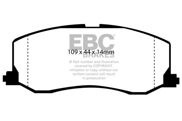 Pastiglie Freno EBC Ultimax DP977 per Suzuki Swift