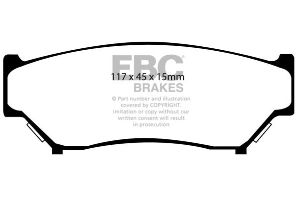 Pastiglie Freno EBC Ultimax DP979 per Suzuki Vitara, Suzuki Grand Vitara e altre