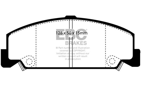 Pastiglie Freno EBC Ultimax DP985 per Honda Civic Shuttle