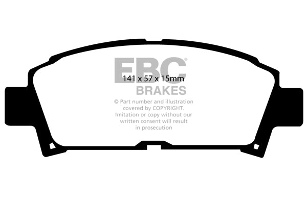 Pastiglie Freno EBC Ultimax DP995 per Toyota Avensis, Toyota Levin e altre