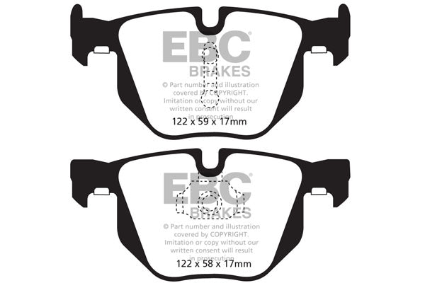 Pastiglie Freno EBC Ultimax DPX2009 per BMW X5 (E70), BMW X6 (E71) e altre