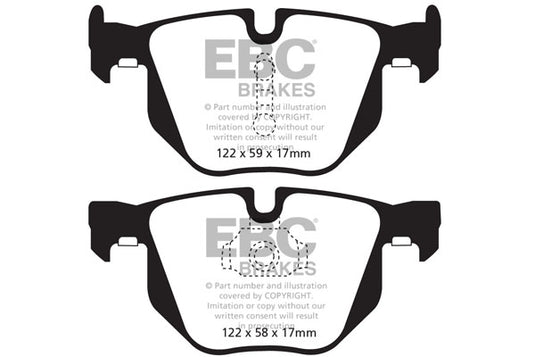 Pastiglie Freno EBC Ultimax DPX2009 per BMW X5 (E70), BMW X6 (E71) e altre