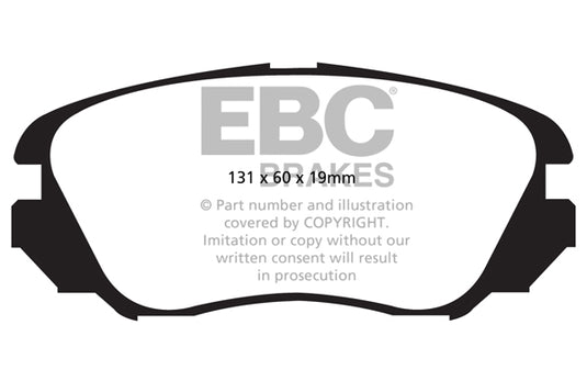 Pastiglie Freno EBC Ultimax DPX2013 per Opel Insignia, Vauxhall Insignia e altre