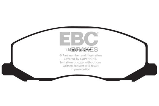 Pastiglie Freno EBC Ultimax DPX2015 per Opel Insignia, Vauxhall Insignia e altre