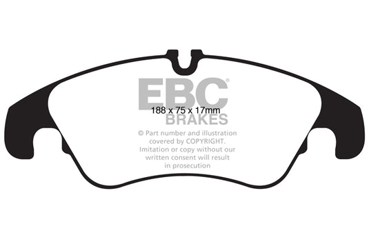 Pastiglie Freno EBC Ultimax DPX2022 per Audi A6 (C7/4G), Audi Q5 quattro (8R) e altre