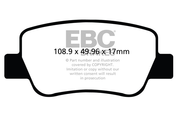 Pastiglie Freno EBC Greenstuff DP22027 per Toyota Avensis