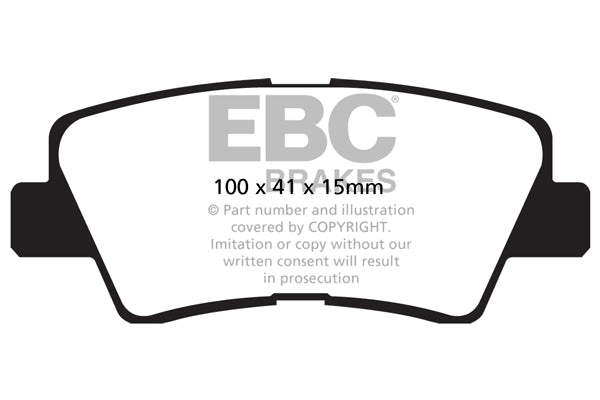 Pastiglie Freno EBC Ultimax DPX2031 per Hyundai i-40, KIA Optima (TF) e altre