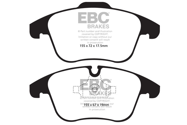 Pastiglie Freno EBC Greenstuff DP22040 per Citroen C5 e Peugeot 508
