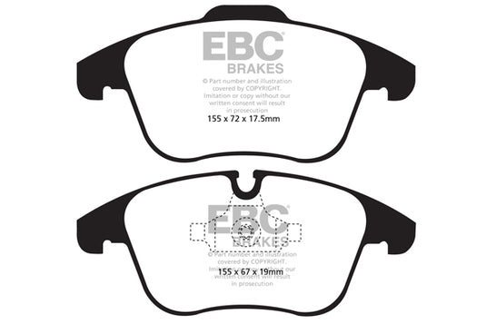 Pastiglie Freno EBC Ultimax DPX2040 per Citroen C5 e Peugeot 508