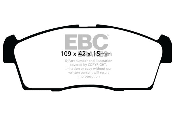 Pastiglie Freno EBC Ultimax DPX2042 per Suzuki Alto