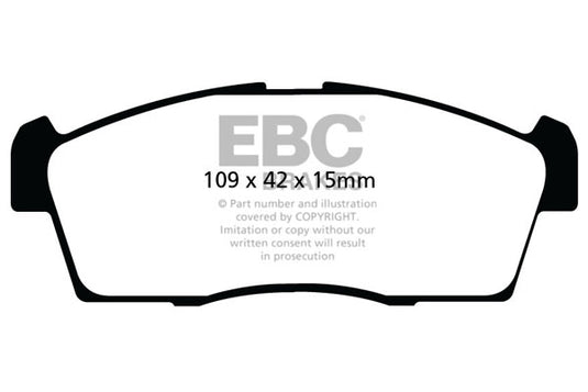 Pastiglie Freno EBC Ultimax DPX2042 per Suzuki Alto