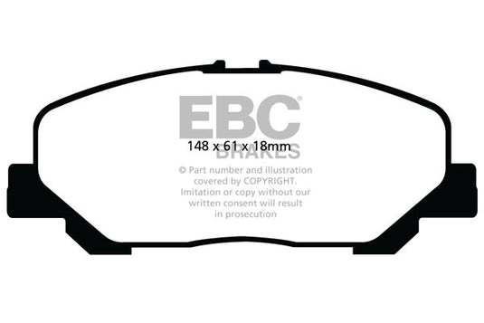 Pastiglie Freno EBC Ultimax DPX2048 per Toyota Alphard, Toyota Estima e altre