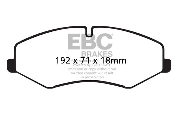 Pastiglie Freno EBC Ultimax DPX2060 per Land Rover Discovery 4, Land Rover Range Rover Sport (L320) e altre