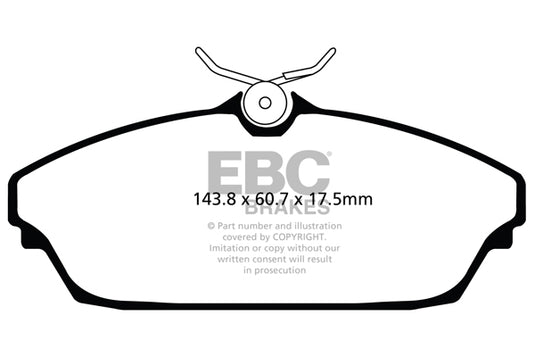 Pastiglie Freno EBC Ultimax DPX2072 per Tata Safari e Tata Xenon