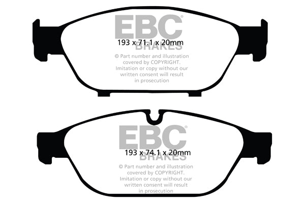 Pastiglie Freno EBC Ultimax DPX2086 per Audi A8 quattro (D4/4H), Audi A6 allroad quattro e altre