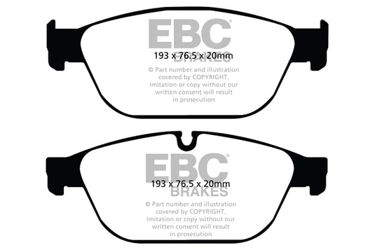 Pastiglie Freno EBC Ultimax DPX2087 per Audi A8 quattro (D4/4H) e Audi SQ5 (8R)