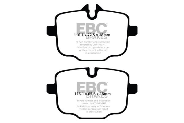 Pastiglie Freno EBC Orangestuff DP92089 per BMW M5, BMW M6 e altre