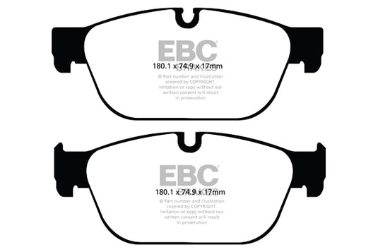 Pastiglie Freno EBC Ultimax DPX2092 per Citroen DS5, DS DS4 e altre
