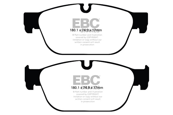 Pastiglie Freno EBC Yellowstuff DP42092R per Citroen DS5, DS DS4 e altre