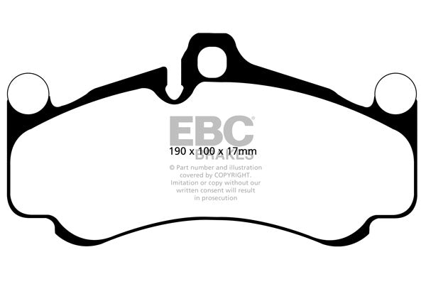Pastiglie Freno EBC Redstuff DP32094C per Porsche 911 (997) (in ghisa disco Only)