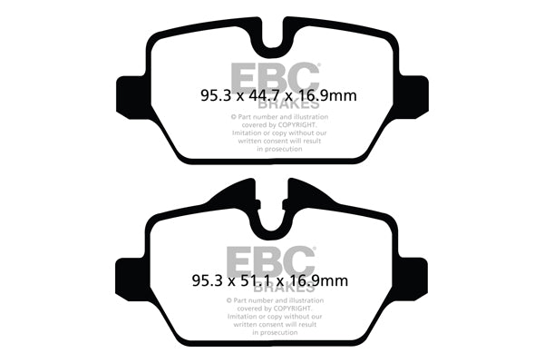 Pastiglie Freno EBC Greenstuff DP22102 per Mini Countryman (R60) e Mini Paceman (R61)