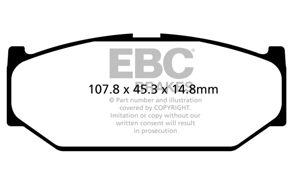 Pastiglie Freno EBC Ultimax DPX2104 per Suzuki Swift (Not Europe)