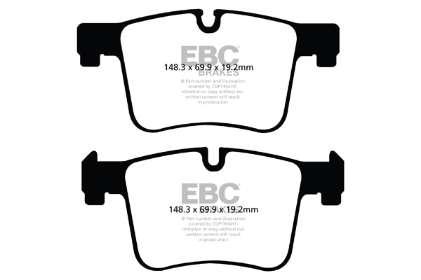 Pastiglie Freno EBC Ultimax DPX2105 per BMW Serie 3 (F30), BMW Serie 3 (F31) e altre