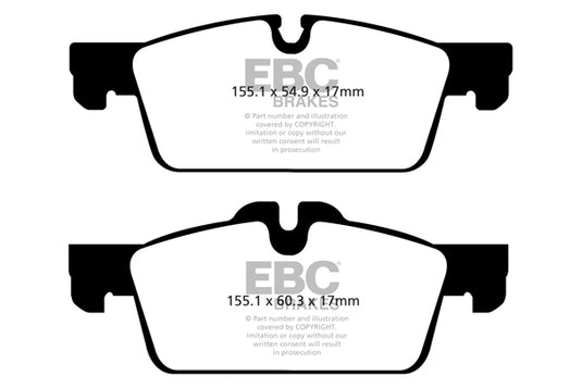Pastiglie Freno EBC Ultimax DPX2106 per Peugeot 508